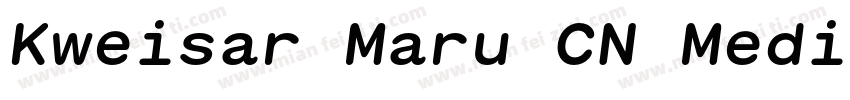 Kweisar Maru CN Medium字体转换